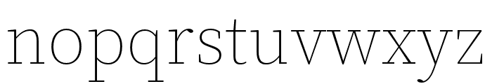 Source Serif 4 Subhead ExtraLight Font LOWERCASE