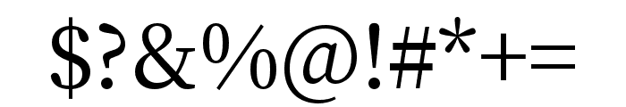 Source Serif 4 Subhead Regular Font OTHER CHARS