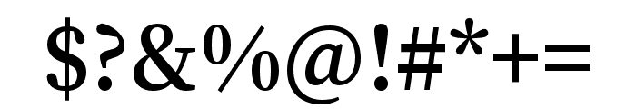 Source Serif 4 Subhead Semibold Font OTHER CHARS