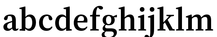 Source Serif 4 Subhead Semibold Font LOWERCASE