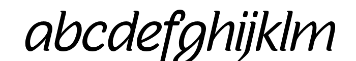 Sovba Oblique Font LOWERCASE