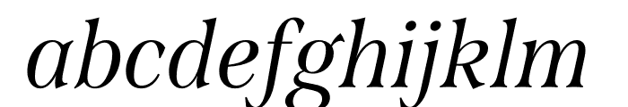 Span Compressed Regular Italic Font LOWERCASE