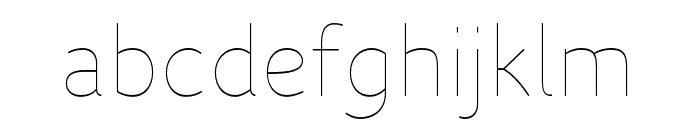 Speak Pro Light Font LOWERCASE