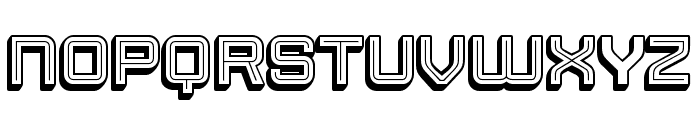 Sporty Pro Shadow Inline Font LOWERCASE