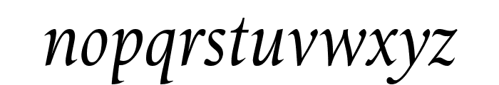 Starling Book Italic Font LOWERCASE