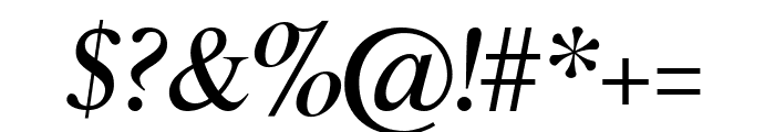 Starling Italic Font OTHER CHARS