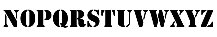 Stencil Std Bold Font LOWERCASE