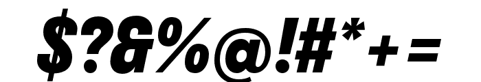Stratos ExtraBold Italic Font OTHER CHARS