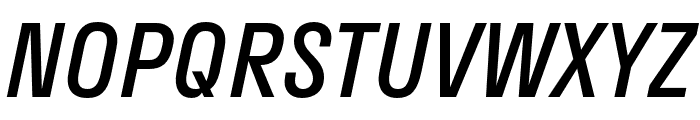 Stratos Italic Font UPPERCASE