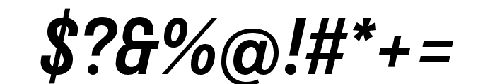 Stratos Medium Italic Font OTHER CHARS