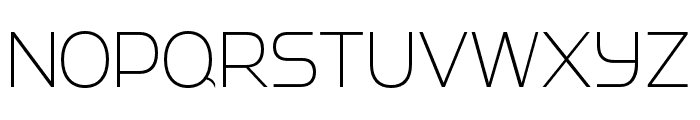 Strenuous ExtraLight Font UPPERCASE