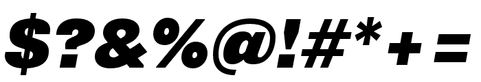 Supria Sans Black Italic Font OTHER CHARS
