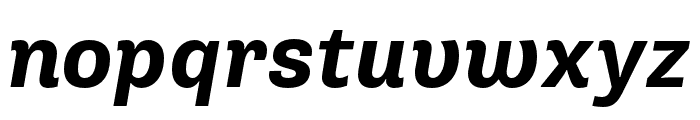 Supria Sans Cond Bold Italic Font LOWERCASE
