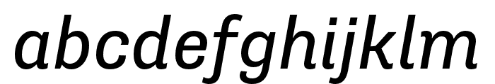 Supria Sans Cond Regular Italic Font LOWERCASE