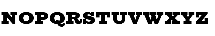 Sutro Bold Expanded Regular Font LOWERCASE