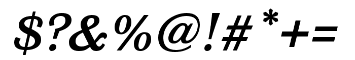 Sutro  Medium Italic Font OTHER CHARS
