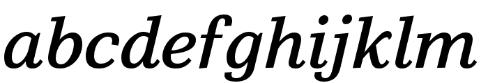 Sutro  Medium Italic Font LOWERCASE