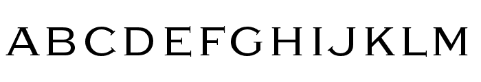 Sweet Gothic Serif Regular Font UPPERCASE