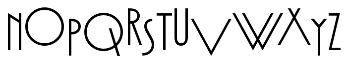 Swordfish Regular Font LOWERCASE