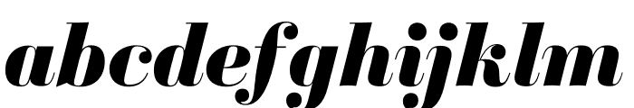 Sybarite Huge Italic Font LOWERCASE