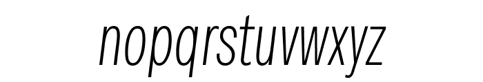 Sztos Italic Font LOWERCASE