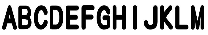 TA Marugo Gf 01 Regular Font UPPERCASE