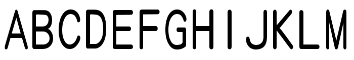 TA Marugo Gf 04 Regular Font UPPERCASE