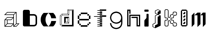 TA Rb Regular Font LOWERCASE