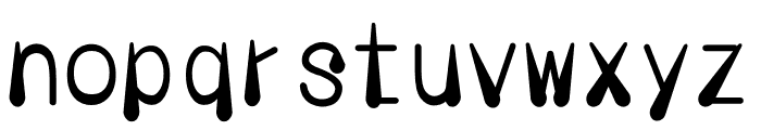 TA Shizuku Regular Font LOWERCASE