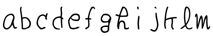 TA Yugemeijin Regular Font LOWERCASE