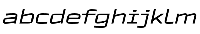 TT Autonomous Light Italic Font LOWERCASE