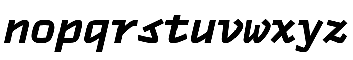 TT Autonomous Mono Bold Italic Font LOWERCASE