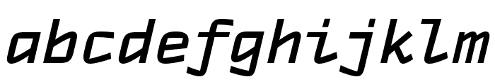 TT Autonomous Mono Medium Italic Font LOWERCASE