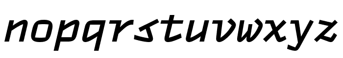 TT Autonomous Mono Medium Italic Font LOWERCASE