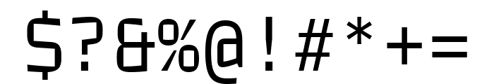 TT Autonomous Mono Regular Font OTHER CHARS