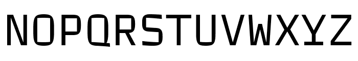 TT Autonomous Mono Regular Font UPPERCASE