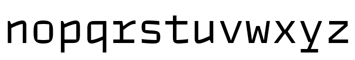 TT Autonomous Mono Regular Font LOWERCASE