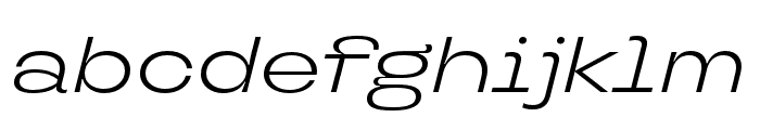 TT Travels Next Italic Font LOWERCASE