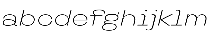 TT Travels Next Light Italic Font LOWERCASE