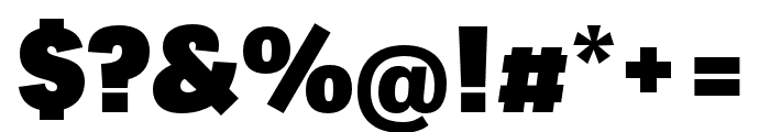 Tablet Gothic Condensed Heavy Font OTHER CHARS