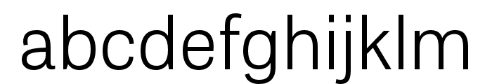Tablet Gothic Light Font LOWERCASE