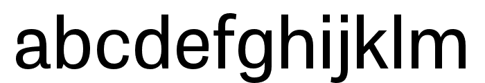 Tablet Gothic SemiCondensed Regular Font LOWERCASE