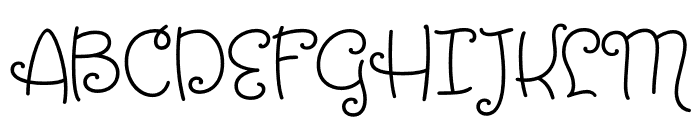 Tangelo Regular Font UPPERCASE