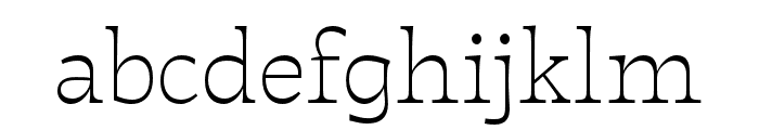 Tarif Extralight Font LOWERCASE