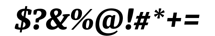 Tasman Bold Italic Font OTHER CHARS
