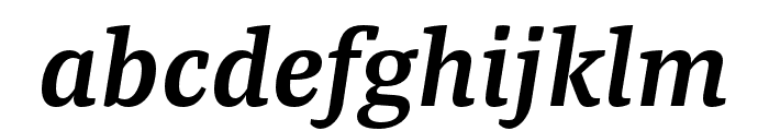 Tasman SemiBold Italic Font LOWERCASE