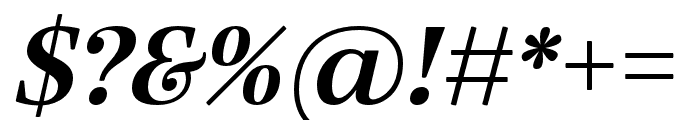 Teimer SemiBold Italic Font OTHER CHARS