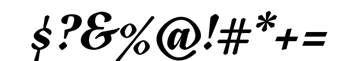 Tejuela ExtraBold Italic Font OTHER CHARS
