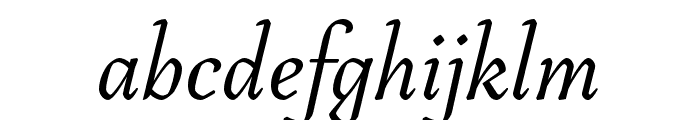 Tejuela Italic Font LOWERCASE
