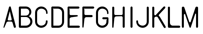Template Gothic OT Regular Font UPPERCASE
